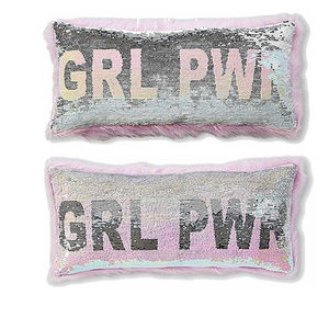 justice flip sequin pillow